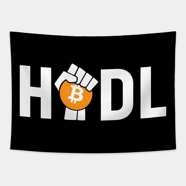 HODL Bitcoin, just hold it Tapestry by stuffbyjlim