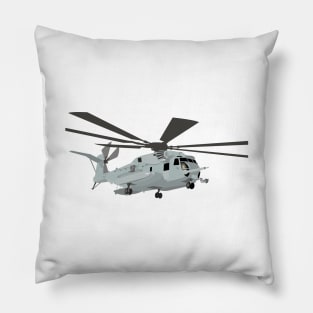 Military CH-53E Helicopter Pillow