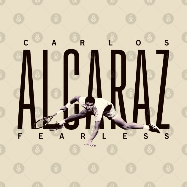 Carlos Alcaraz fearless by dhaniboi