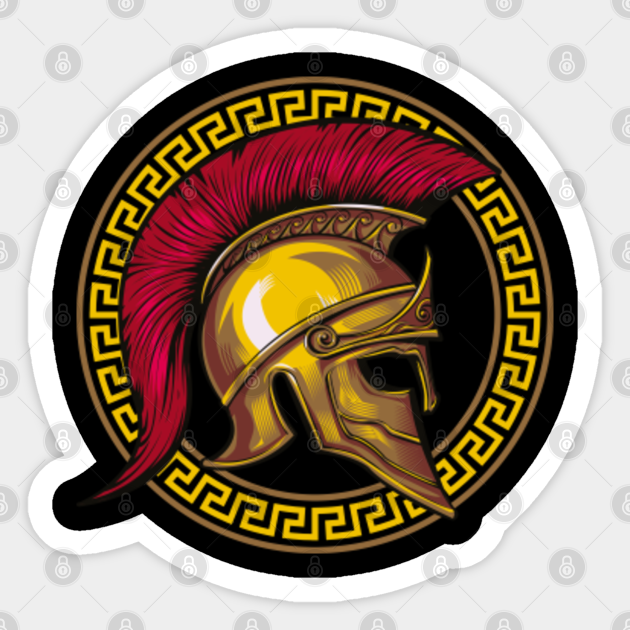 spartan helmet warrior symbol gold sparta fighter workout gym spartans ...