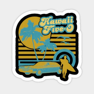 Hawaii Five 0 Classic Tv Series Vintage Magnet