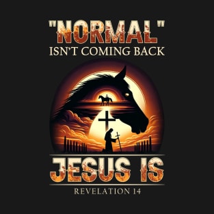 Horse Normal Isn't Coming Back Jesus Is T-Shirt