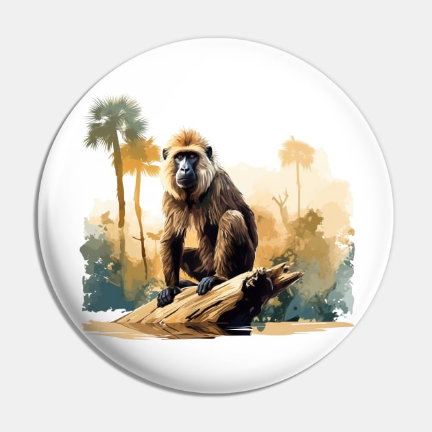 Baboon Pin by zooleisurelife