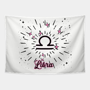 Libra Astrology sign design Tapestry