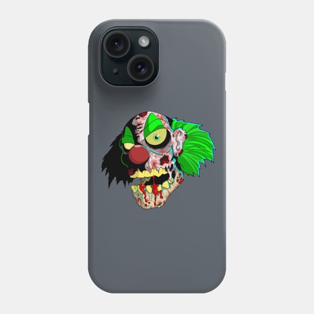 Zombie Clown Phone Case by MonsterRot