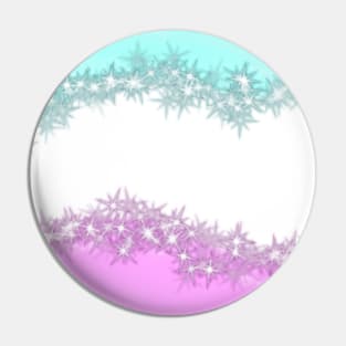 Pink blue watercolor glitter sparkle art Pin