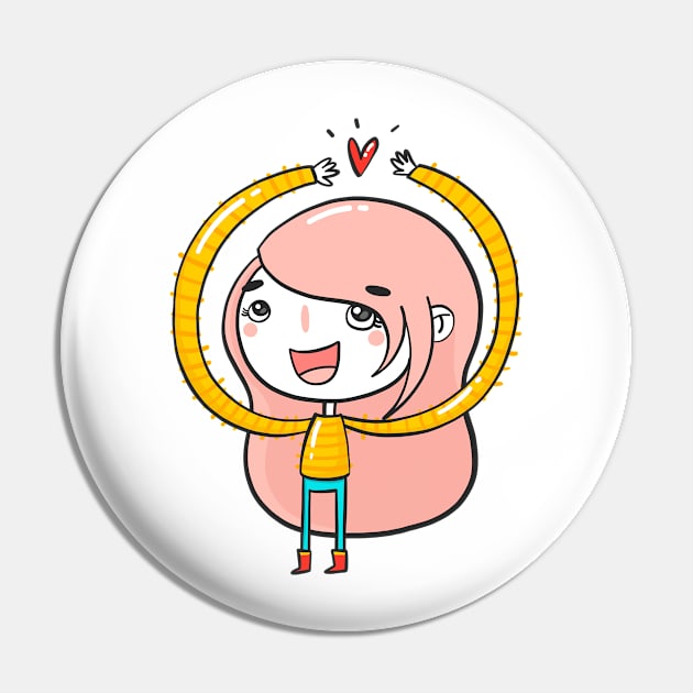 Maggie World Joy Pin by AnaFonseca