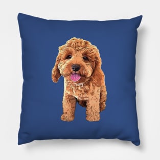 Spoodle Cockapoo Cavapoo Golden Doodle Beauty Pillow