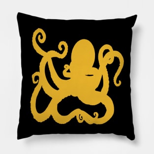 Octopus silhouette Pillow