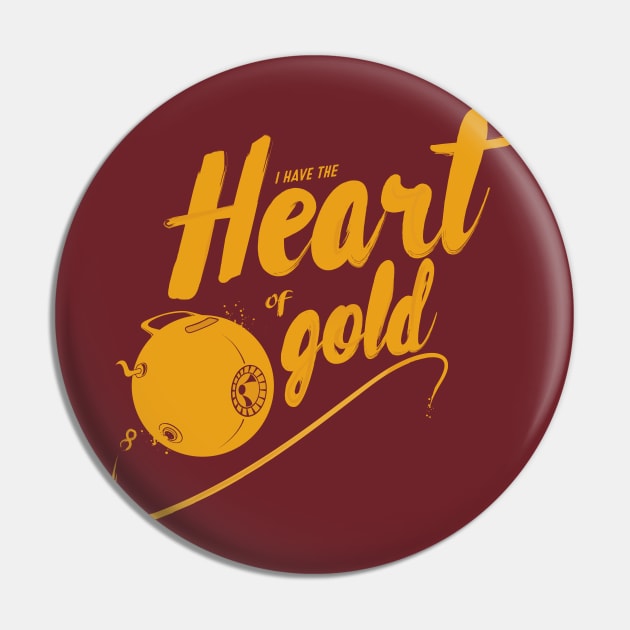 Heart of Gold Pin by DeepSpaceDives