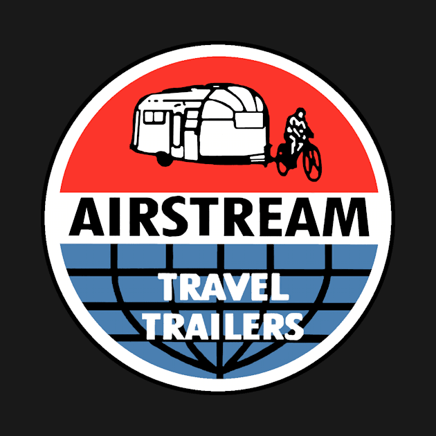 Vintage Airstream Travel Trailers Logo by Hilda74