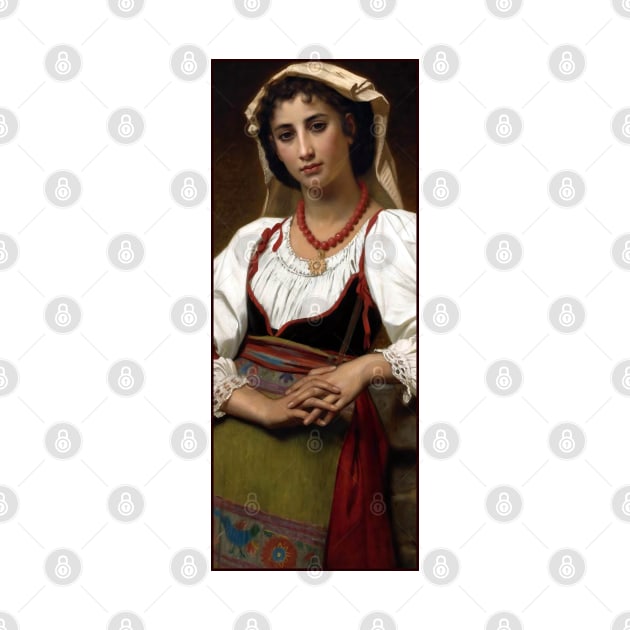 The Neapolitan Girl by Hugues Merle by academic-art