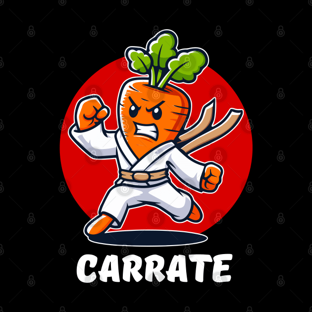 Carrate Karate Carrot Student Teacher Trainee Trainor by valeriegraydesign