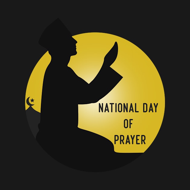 National Day of Prayer , Dua Prayer Islam Salah , YELLOW by TareQ-DESIGN