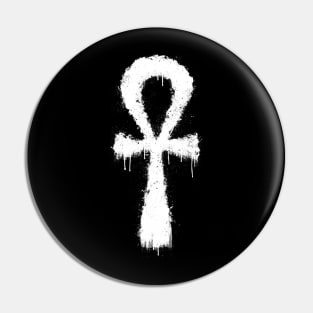 Egyptian Ankh Grunge Pin