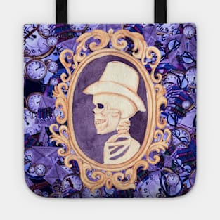 Time of Death Victorian Skull Tote