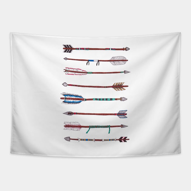 Eight Arrows Tapestry by LauraKatMax