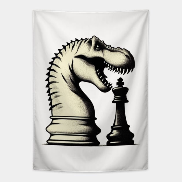 Dinosaur Chess Tapestry by Shawn's Domain
