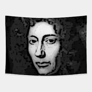 Robert Boyle Black And White Portrait | Robert Boyle Artwork 2 Tapestry