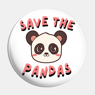 Save The Pandas Pin