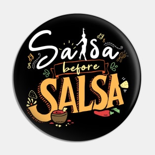 Salsa before Salsa - Salsa Clothing for the Salsa Dancer - Colorful Pin