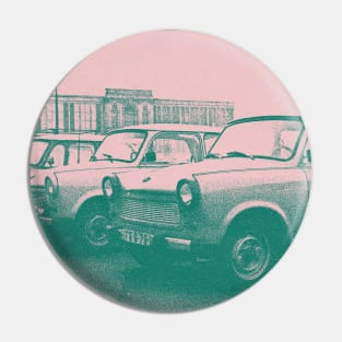 Trabant / Duotone Art Print Pin