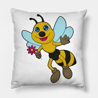 Bee with Flower Pillow