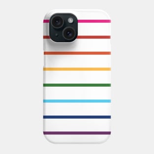 Thin Lines Rainbow Phone Case