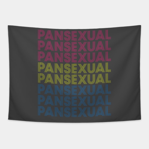 Retro Pansexual Pride Tapestry by AceOfTrades