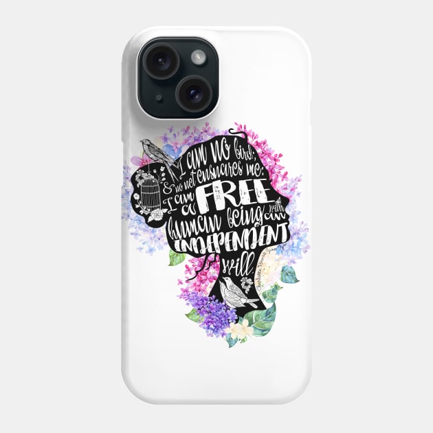 Jane Eyre - I Am No Bird Phone Case by eviebookish