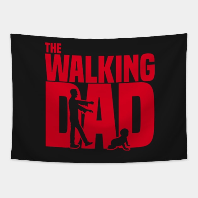 The walking dad Tapestry by Cheesybee