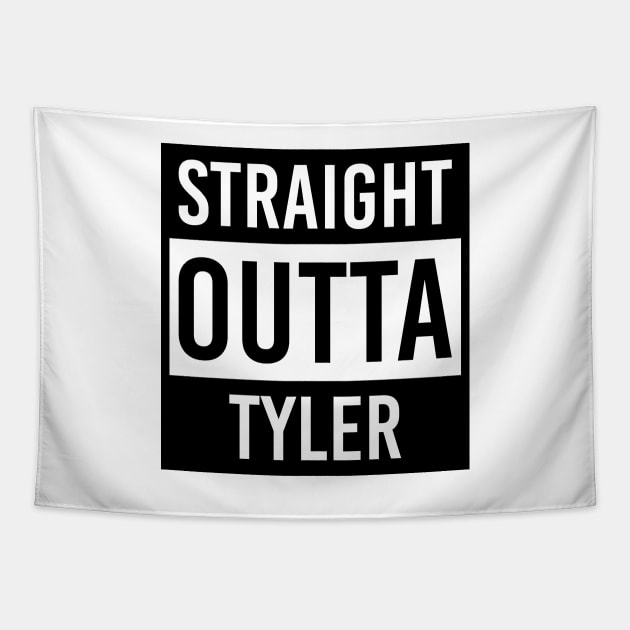 straight outta tyler Texas Tapestry by LeonAd