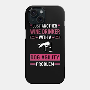 Wine Drinker Dog Agility Training Phone Case