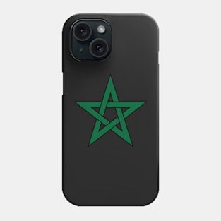 Morocco flag maghribi Phone Case