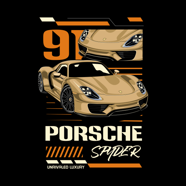 918 Spyder Porsche by Harrisaputra