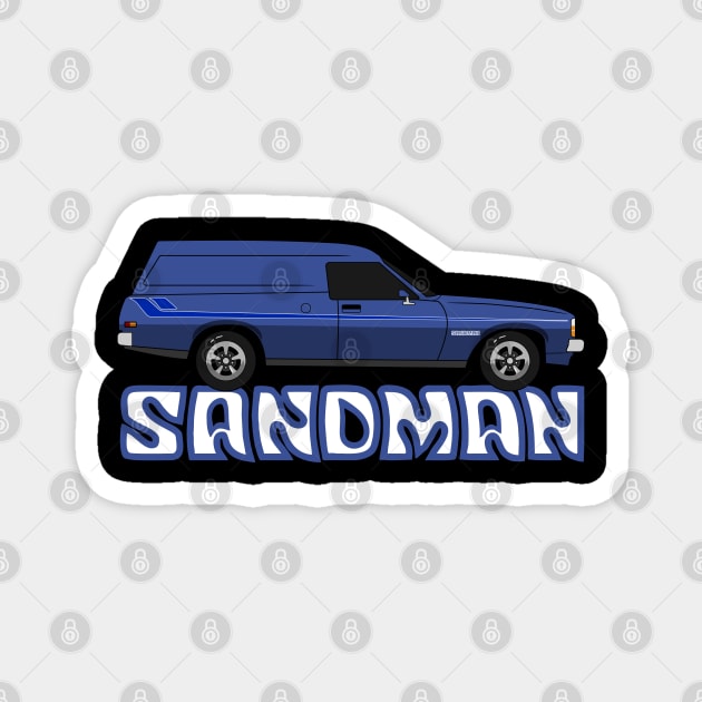 1977 HZ Sandman Panel Van / Surf Van Magnet by CC I Design