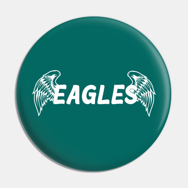Fly Eagles Fly Pin by HarlinDesign
