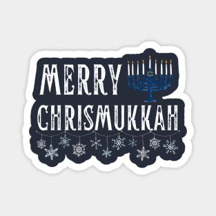 Merry Chrismukkah Hanukkah Jewish Chanukah Christmas Magnet