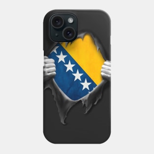 Bosnia and Herzegovina Flag. Proud Bosnian Phone Case