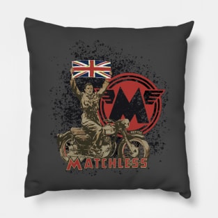 Matchless Motorcycles England Pillow