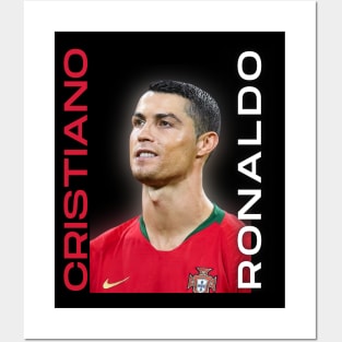 Soccer Superstar Cristiano Ronaldo Poster Wall Art Motivational Football  Star Ca