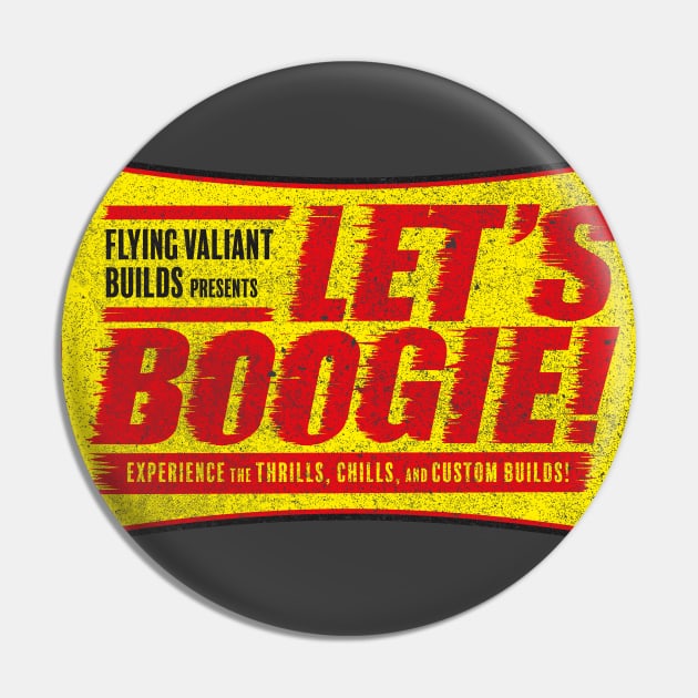 Let's Boogie - 50's Movie Style (Grunge - Ash) Pin by jepegdesign