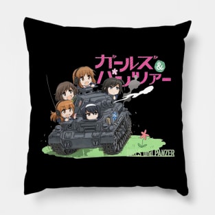 Girls Und Panzer Chibi Pillow