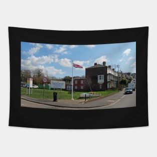 Union jack flying at East Cowes Esplanade, Isle of Wight Tapestry