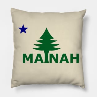 Maine flag Pillow