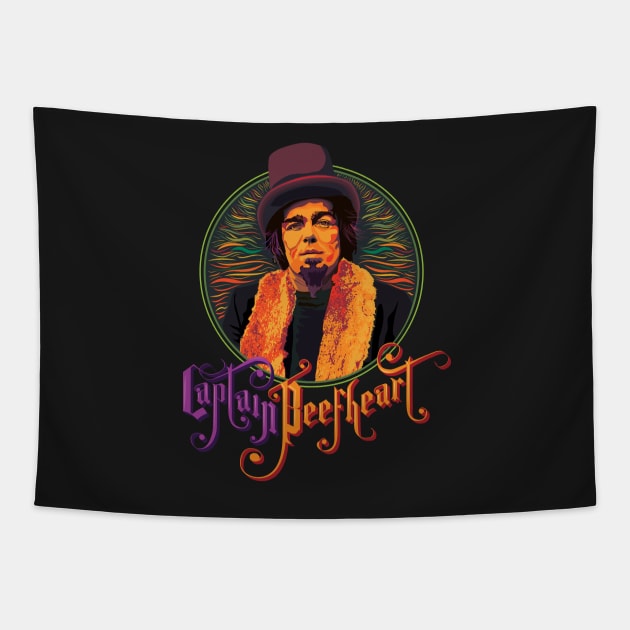 Captain Beefheart Tapestry by FuzzyMind