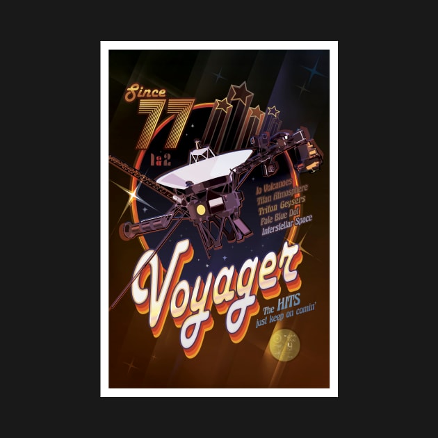 NASA Voyager Poster by RockettGraph1cs