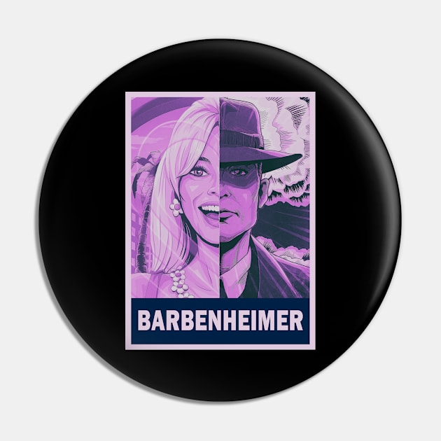 Barbenheimer Pin by ActiveNerd