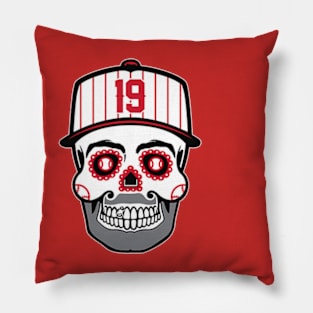 Joey Votto Sugar Skull Pillow