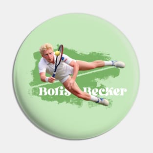 Boris Becker cartoon Pin